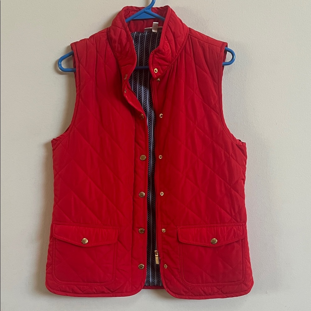 Kenar Red Quilted Vest